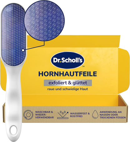 Scholl Nano Glas Fussfeile Und Hornhautentferner - Komfortable, Sanfte Entfernung Von Harter Haut Und Hornhaut