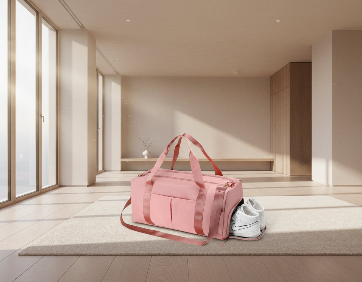 Waterproof Fitness Sports Travel Duffel Bag - Versatile Weekender for Men and Women