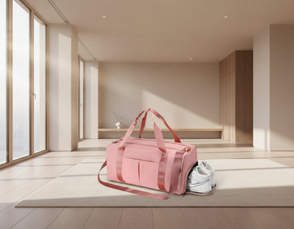 Waterproof Fitness Sports Travel Duffel Bag - Versatile Weekender for Men and Women