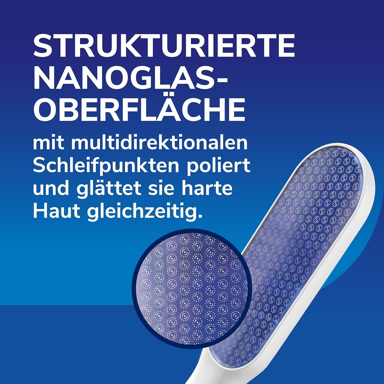 Scholl Nano Glas Fussfeile Und Hornhautentferner - Komfortable, Sanfte Entfernung Von Harter Haut Und Hornhaut
