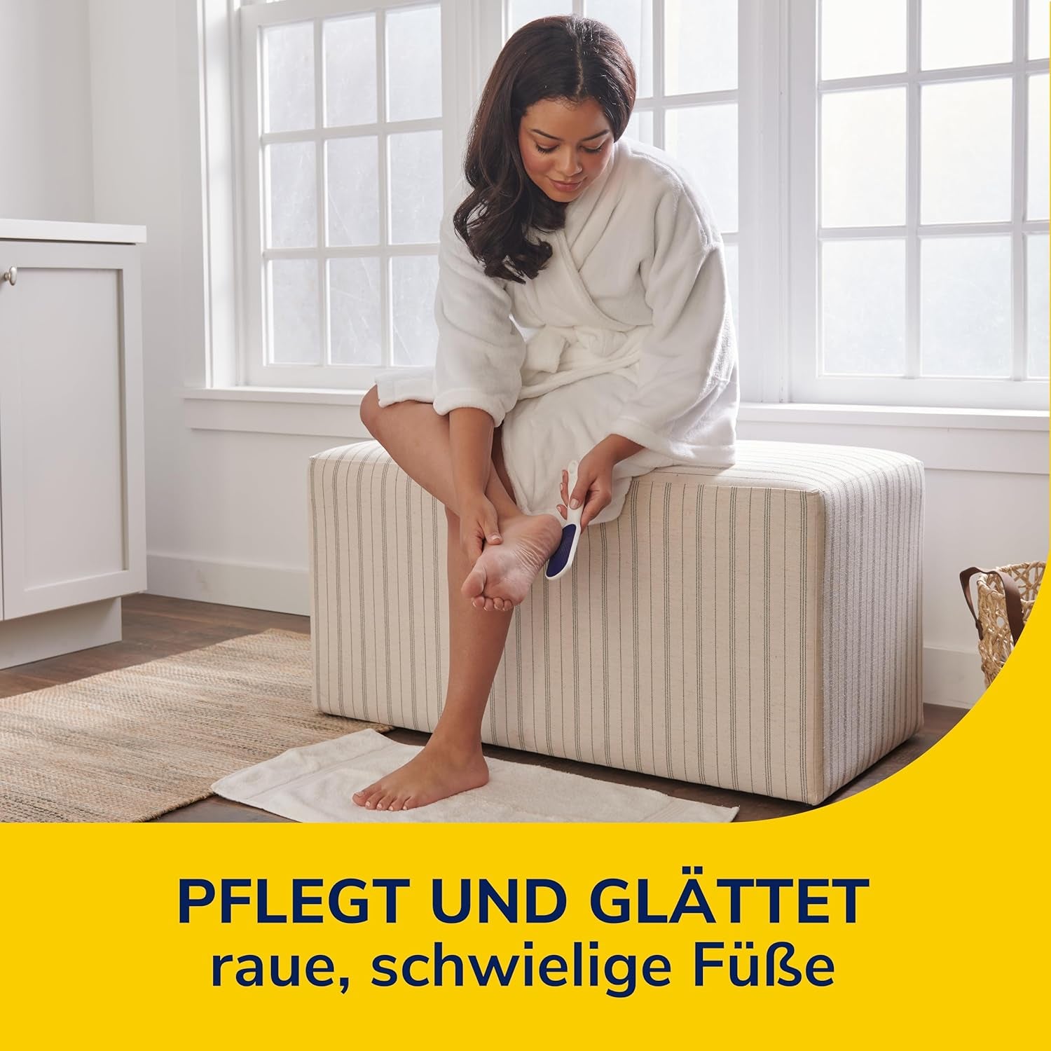 Scholl Nano Glas Fussfeile Und Hornhautentferner - Komfortable, Sanfte Entfernung Von Harter Haut Und Hornhaut